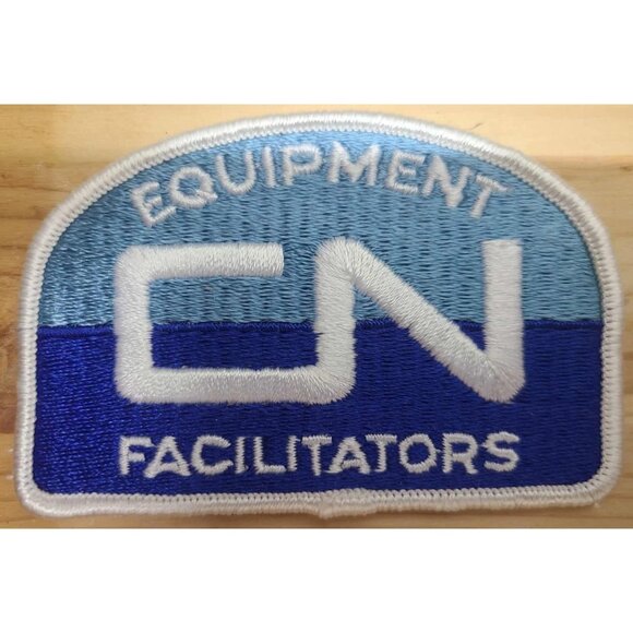 "Vintage CN Equipment Facilitators Embroidered Patch - Collectible Railway - Picture 1 of 2